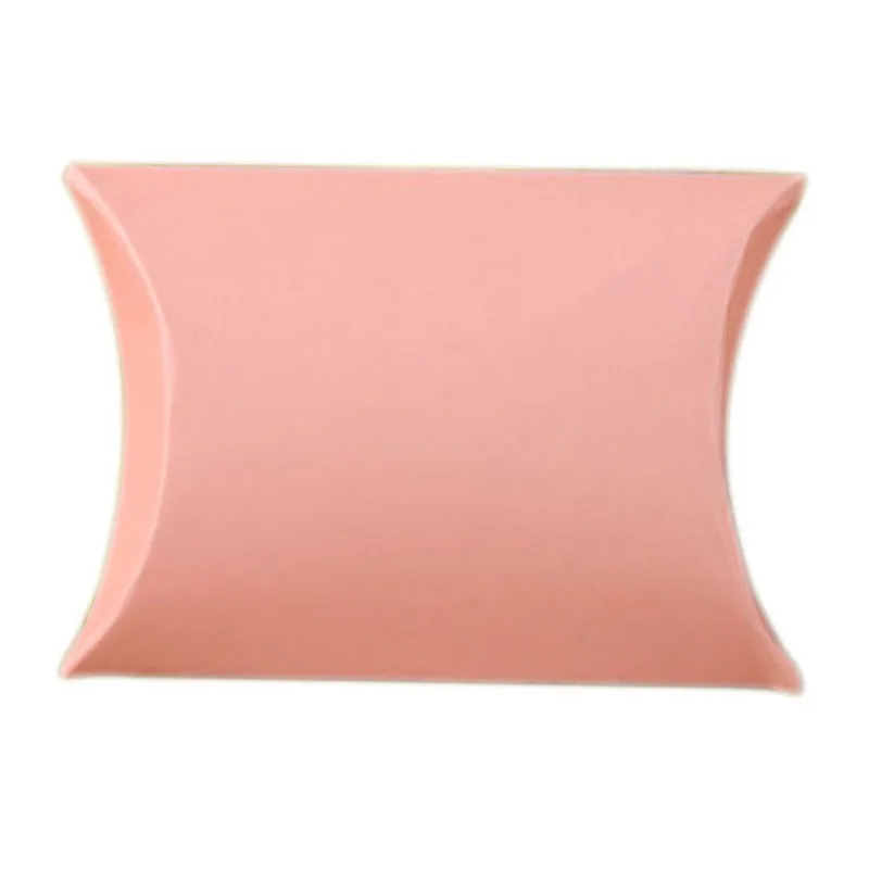 

9*6*2.5cm Wedding Favor Box Cute Kraft Paper Pillow Birthday Party Favour Gift Candy Bag Box 100% Brand New