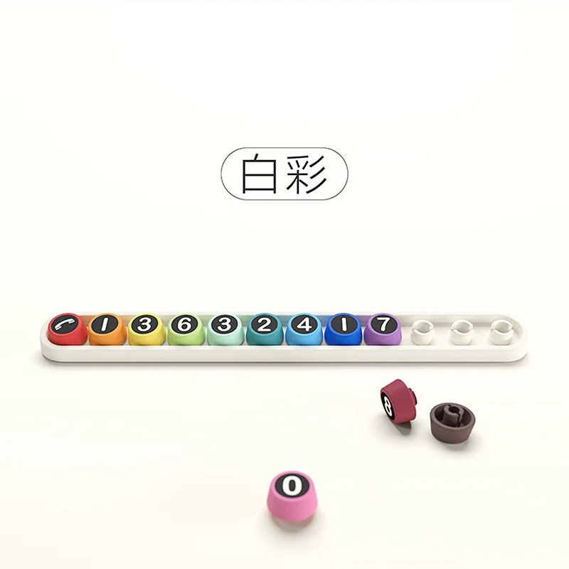 BBDD Bean Puzzle Цвет Забавный стоп знак номер дисплей доска