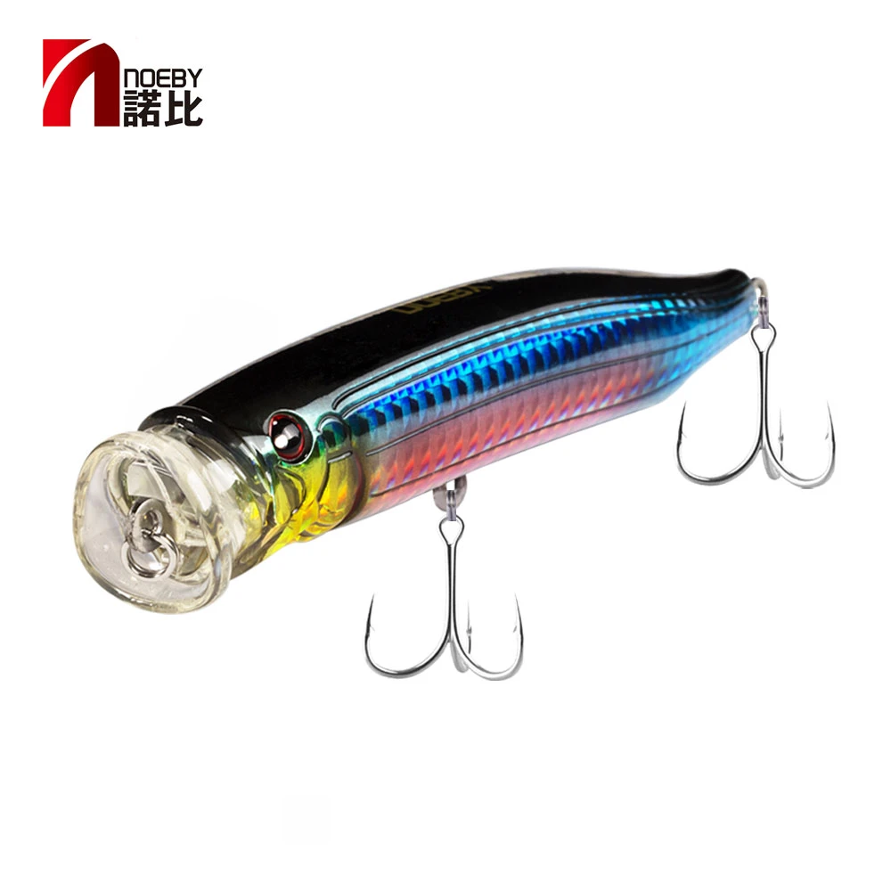 Popper Fishing Lure Abs Plastic 100mm 19 5g 1mm 29g 150mm 54 5g Top Water For Sea Bass 11 Colors Available Fishing Lures Aliexpress