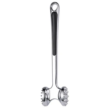 

High-Grade Stainless Steel,Beef Meat Hammer,Loose Meat Steak Meat Hammer,Smashing Meat Tenderizer Pounders