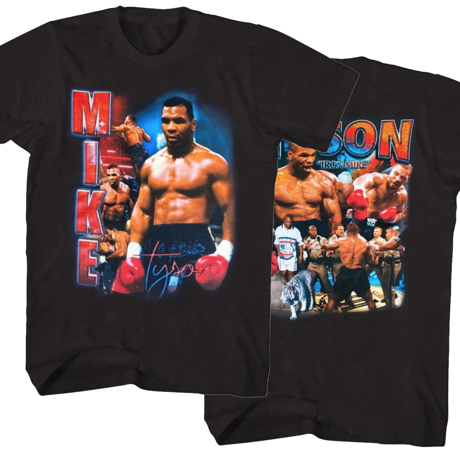 Retro Streetwear Mike Tyson Boxing 