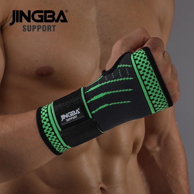 JINGBA SUPPORT PCS Weightlifting Wrist Straps Support Protective