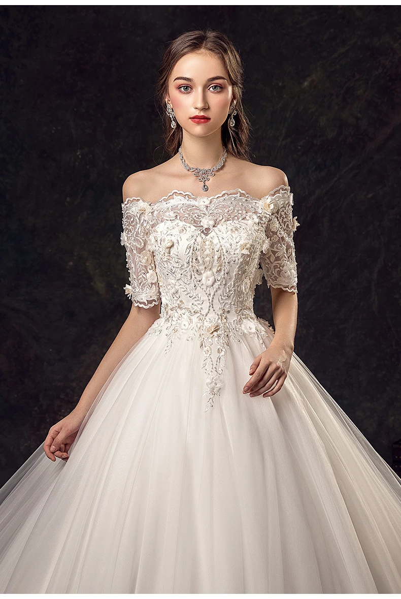 vestido de Novia материнство, Свадебные платья бальное платье Кружева аппликации свадебные платья, платья невесты vestido de casamento плюс размер