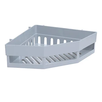 

Bathroom Shelf Plastic Storage Rack Punch-Free Firm Shower Kitchen Kit Fitted Wall Storage Organizer Rack Seamless Hanging