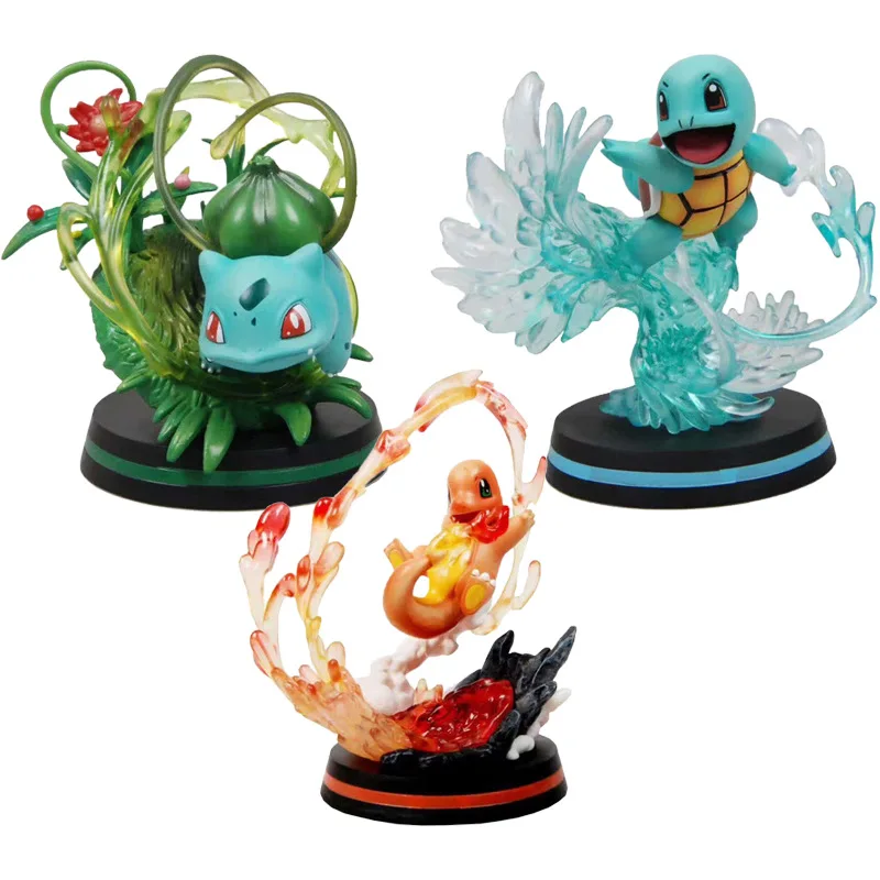 Экшн фигурки Takara Tomy GK чармандер бластвуза Сквиртл Коллекционная модель Покемон