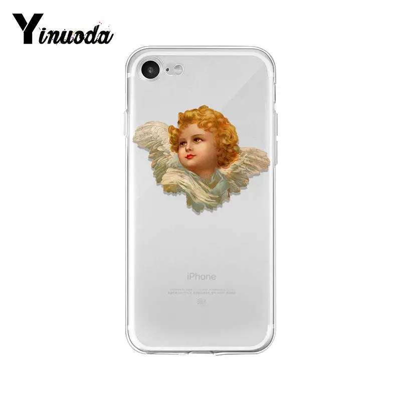 Yinuoda Renaissance angels мягкая резина, термопластичный полиуретан чехол для телефона iPhone X XS MAX 6 6s 7 7plus 8 8Plus 5 5S SE XR 10 11 pro max - Цвет: A14