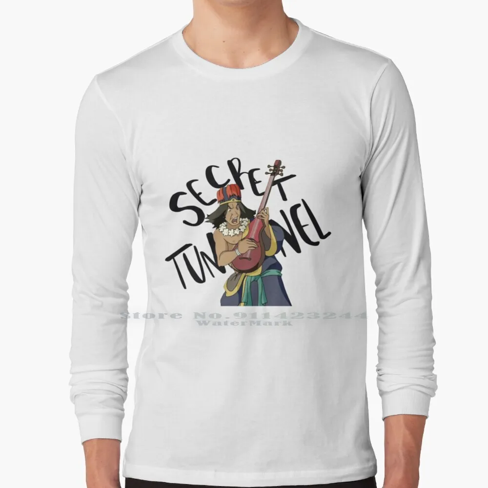 Secret Tunnel Maglietta A Maniche Lunghe Tee Atla Earth Kingdom Nomad L'Ultimo Tunnel Segreto Dell'Airbender L'Ultimo Segreto Dell'Airbender