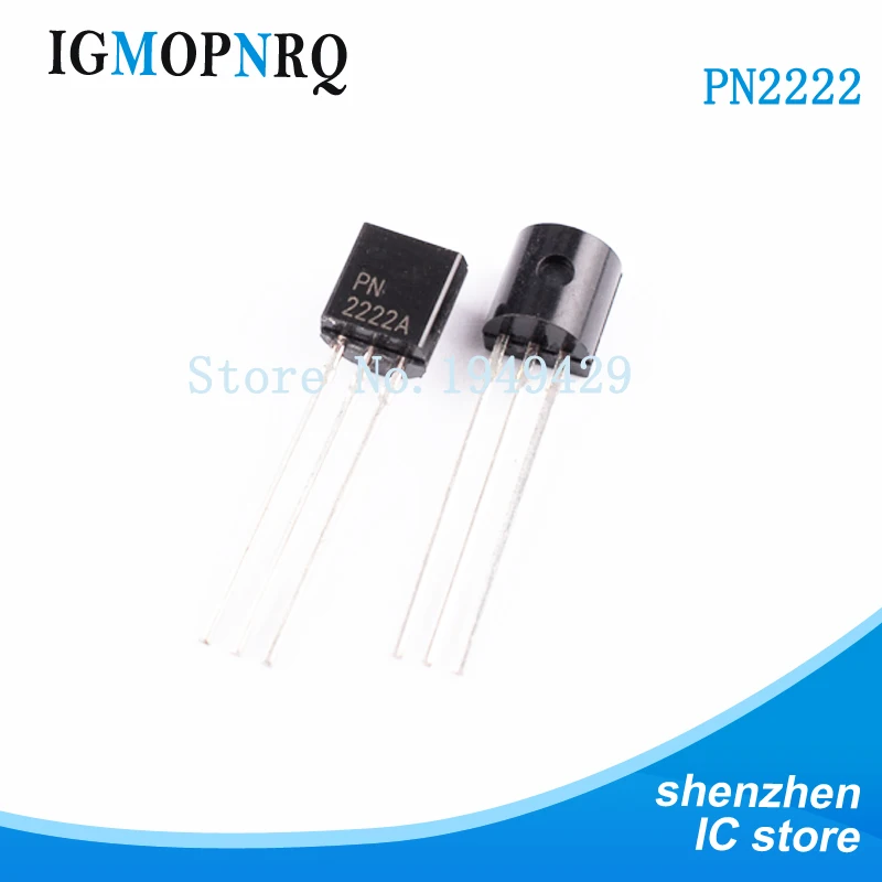 20pcs PN2222A TO 92 PN2222 Bipolar junction transistor (BJT) NPN Gen ...