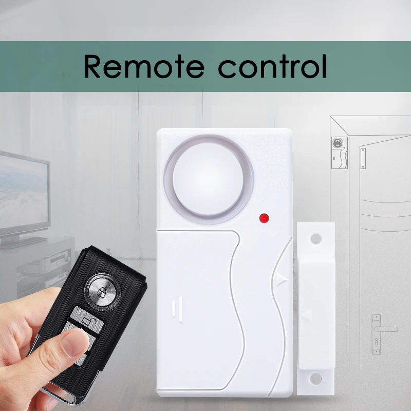 Fuers 433Hz FD025 Wireless Door Sensor Gap Detector Wireless Door Contact Sensor Suit for Wirelss Home Burglar Alarm System Fuers 433Hz FD025 Wireless Door Sensor Gap Detector Wireless Door Contact Sensor Suit for Wirelss Home Burglar Alarm System