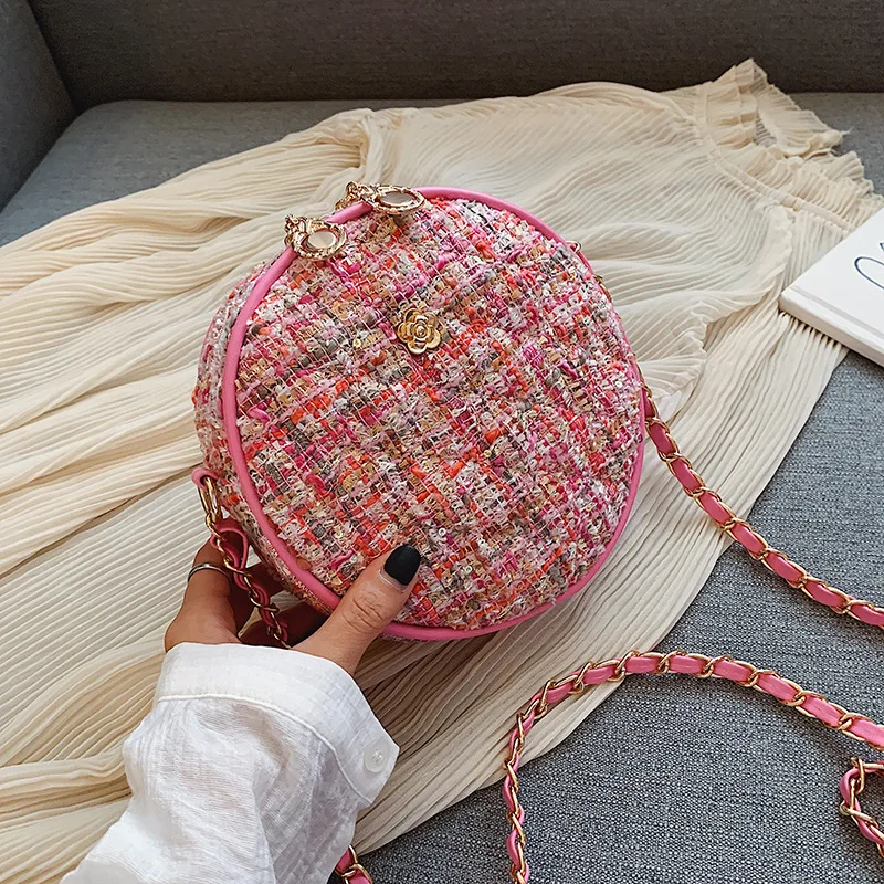 

Western Style Woolen Small Bag Women's 2020 New Style Fashion Korean-style Versatile Shoulder Bag Chain Shoulder Bag Fashion Sma