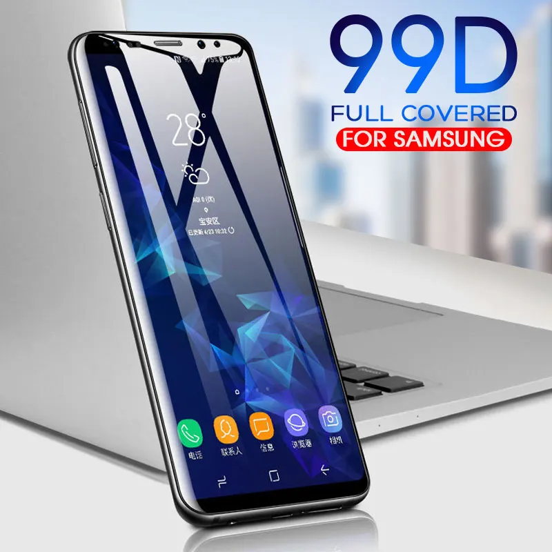 

99D Full Curved Tempered Glass For Samsung Galaxy S9 S8 Plus Note 8 9 Screen Protector On The S8 S9 S7 S6 Edge Protective Film