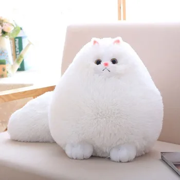 

Kawaii Fluffy Cat Plush Toys Cushion Pillow Persian Cat Stuffed Dolls Soft Pillow Stuffed Animal Cushion Pillow Christmas Gifts