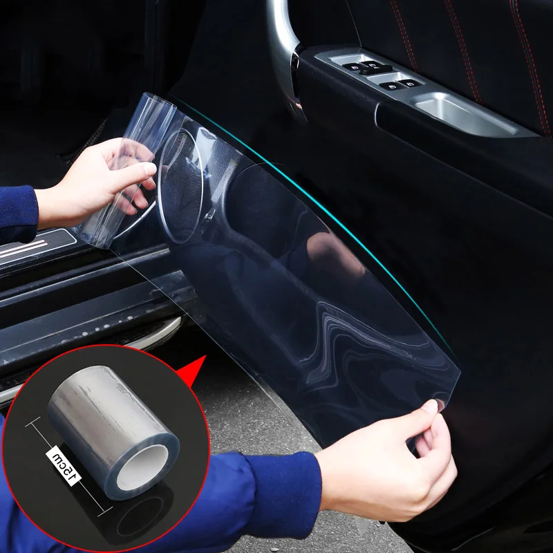 Film de Protection en peau de Rhino pour pare-choc de voiture, autocollant  de peinture anti-rayures, transparent, accessoires externes - AliExpress