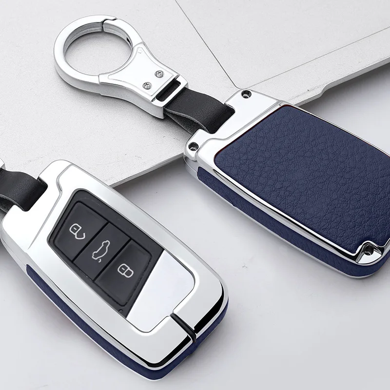 

For Volkswagen VW Passat B8 New Magotan B5 Skoda A7 Auto Smart Key Case Keychain Chain Cover Fob Holder Ring for Vw Accessories