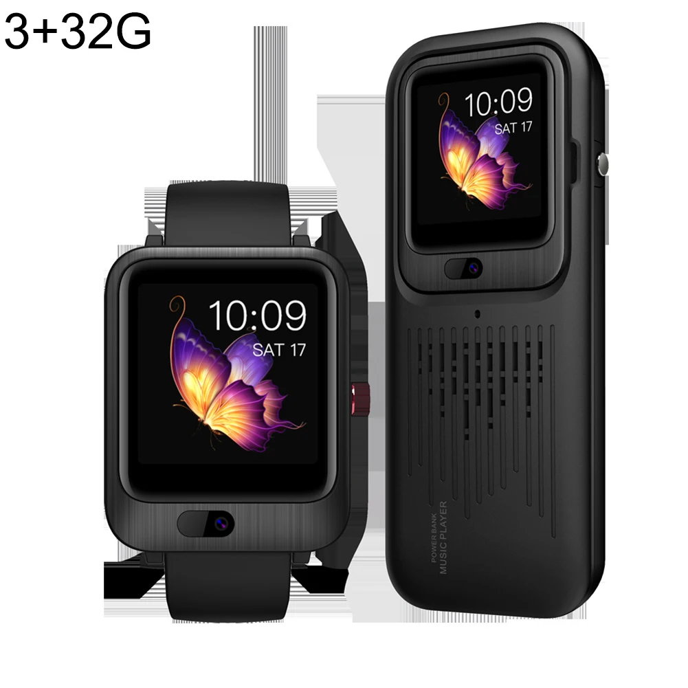 

Dropshipping Smart Watch Android 7.1 1+16G/3+32G 4G Video Call 1200mAh Battery Power Bank Sports Heart Rate Monitor