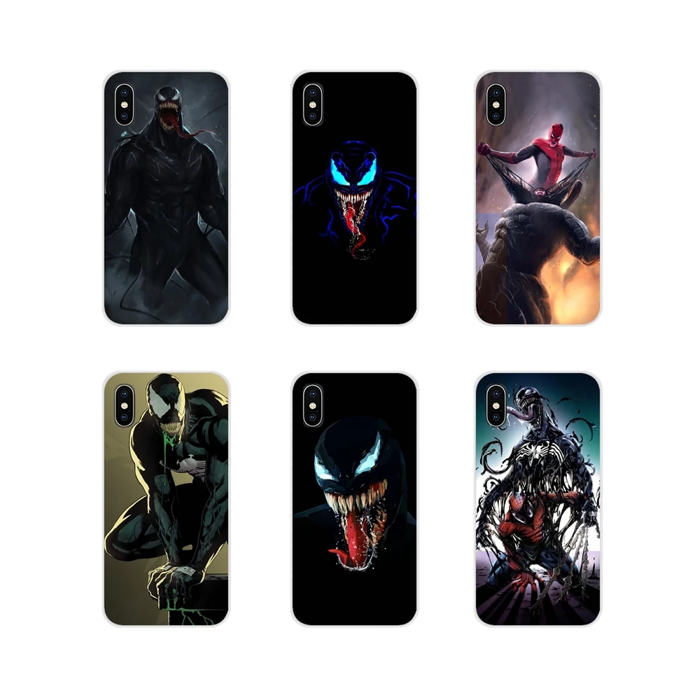 Для Motorola Moto X4 E4 E5 G5 G5S G6 Z Z2 Z3 G G2 G3 C Play Plus Аксессуары чехлы для телефонов Marvel SuperHero Venom