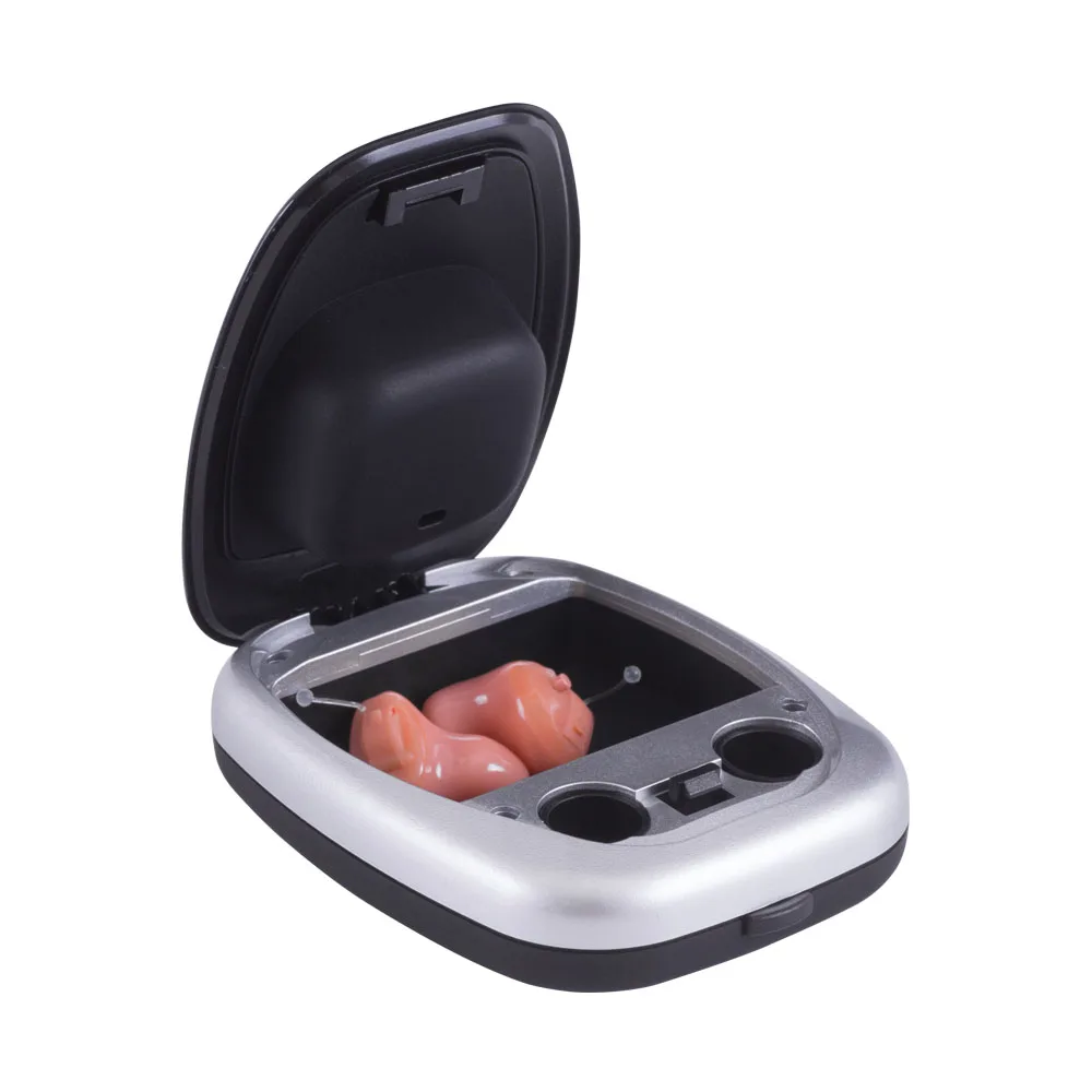 Многофункциональный чехол для слухового аппарата с аккумулятором|hearing aids|box with
