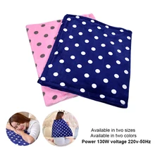 Одеяло из флиса с электрическим подогревом, моющееся, волнистый коврик для дома, спальни, офиса, более теплое колено, одеяло, ковер, новинка