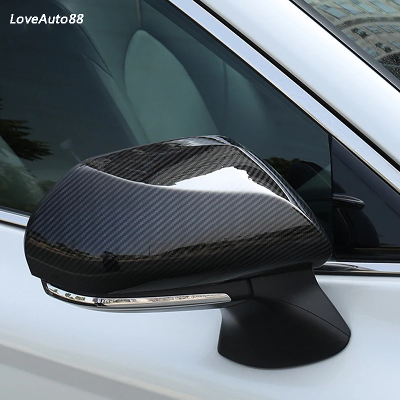 Car Side Mirror Caps Cover Rear View Rearview Glass Trim Frame for Toyota Camry 2018 2019 2020 2021 | Автомобили и мотоциклы