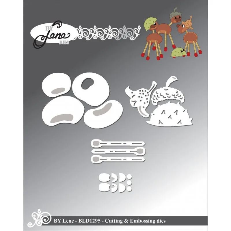 AliliArts Metal Cutting Dies Chestnut Deers diy Scrapbooking Photo Album Decorative Embossing PaperCard Crafts Die 2020 | Дом и сад