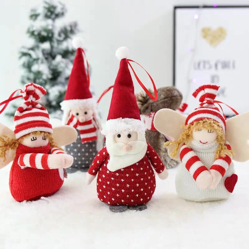 

Christmas Hanging Ornaments Decorations Festive Pendant For Christmas Tree Door Window Santa/Reindeer/Angel