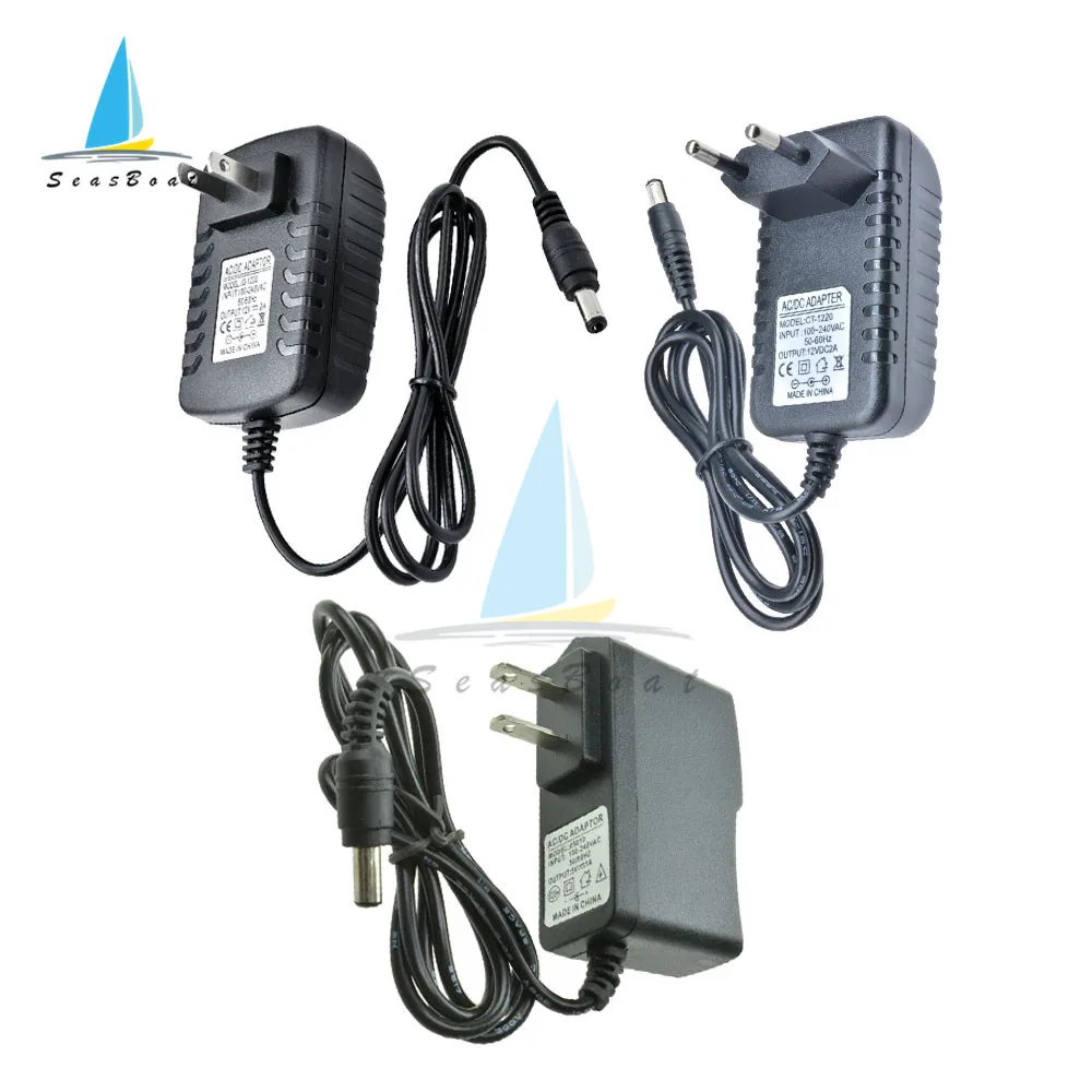 AC 100-240V DC 5V 9V 12V 1A 2A Универсальный адаптер питания зарядное устройство штепсельная