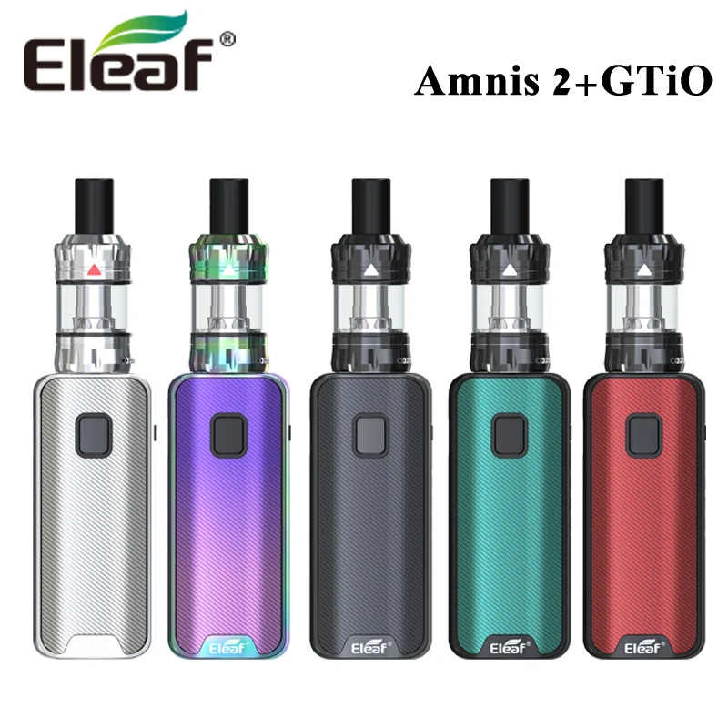 Оригинальный Eleaf iStick Amnis 2 GTiO комплект электронных сигарет Vape 23 Вт коробка мод 1100