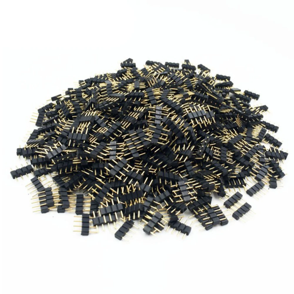 

30PCS 4Pin 5Pin Needle Male LED Connector For 3528 5050 Led Strip Light