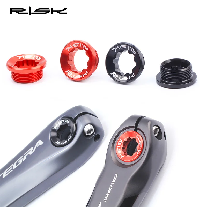 Risk New Bicycle Crank Cover M20*8mm Aluminium Alloy Bolt Screw MTB