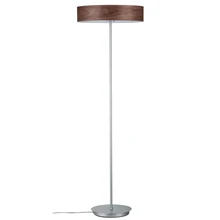 Скандинавском стиле матовый хром деревянный напольный светильник Современный lampara de pie