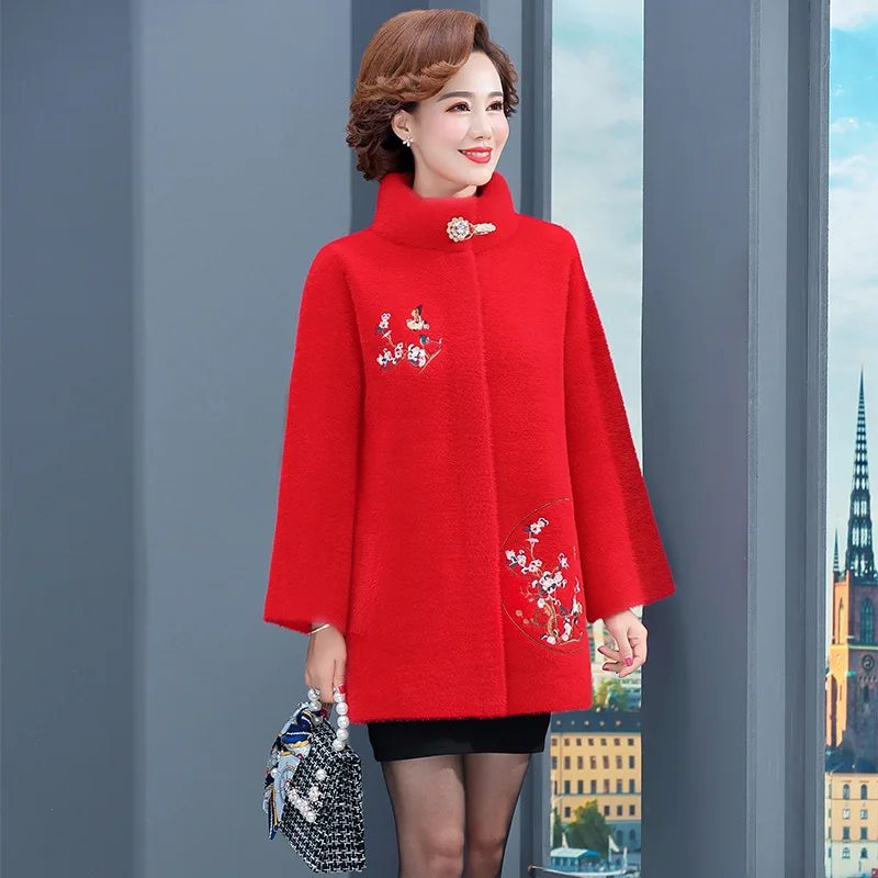 Women Winter Jacket High Quality Thick Imitation