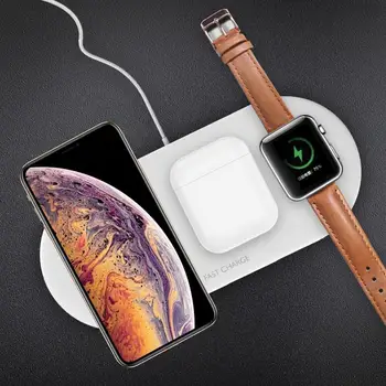 15 ワット高速ワイヤレス充電器冷却充電パッドサムスンギャラクシー S10 S10 + S10E S9 プラス Iphone x/XS/XS 最大/XR/8