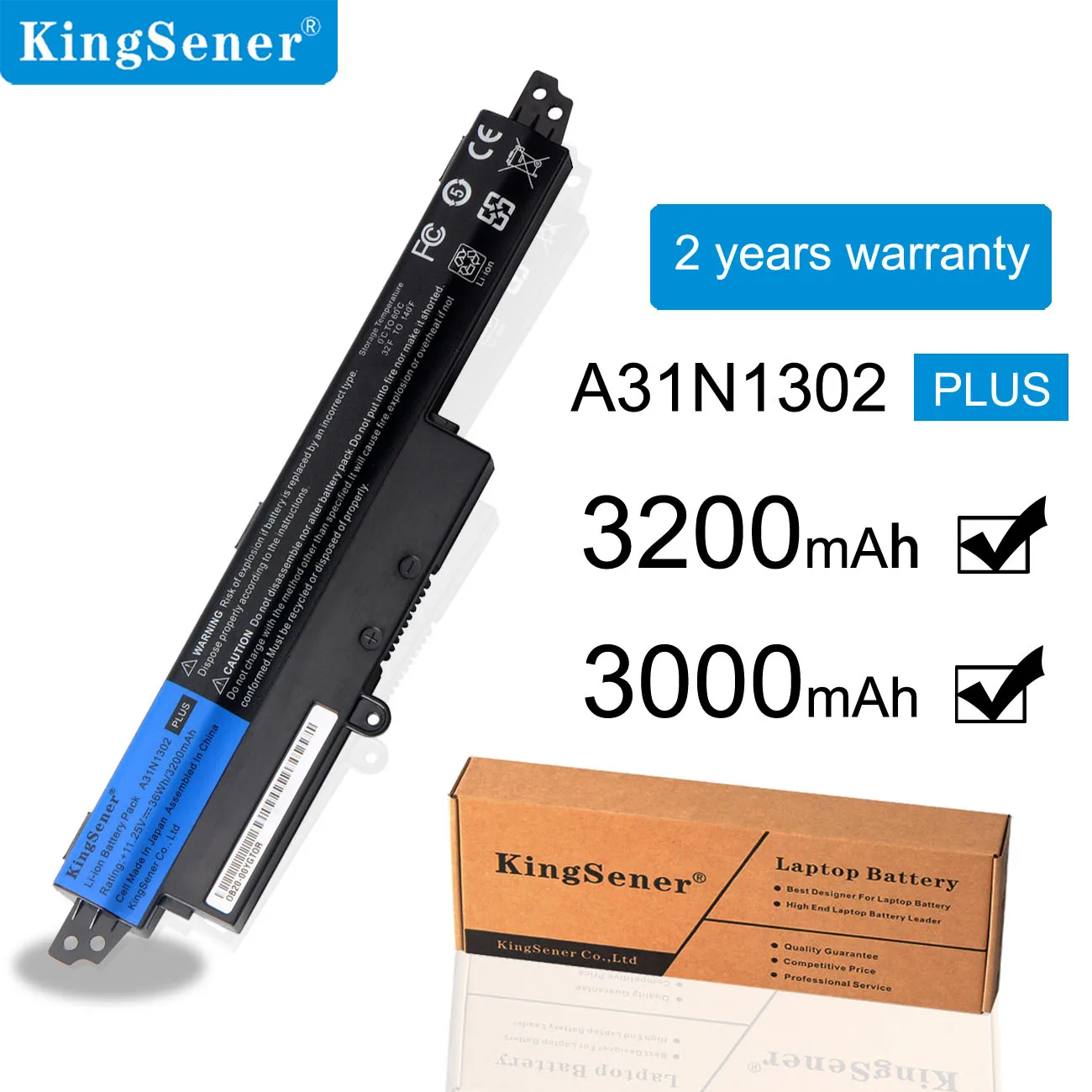 KingSener Корея сотовый A31LMH2 A31N1302 Батарея для ASUS VivoBook X200CA X200MA X200M X200LA F200CA X200CA R200CA 11," A31LM9H