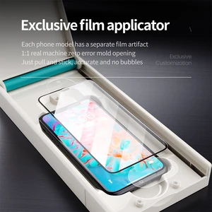 Image 4 - WSKEN Cho iPhone 11 Pro Max Tấm Bảo Vệ Màn Hình Kính Cường Lực Cho iPhone 12 Mini X Xr Xs Max 3D HD che Phủ Toàn Bộ Màn Hình Bộ Phim Da