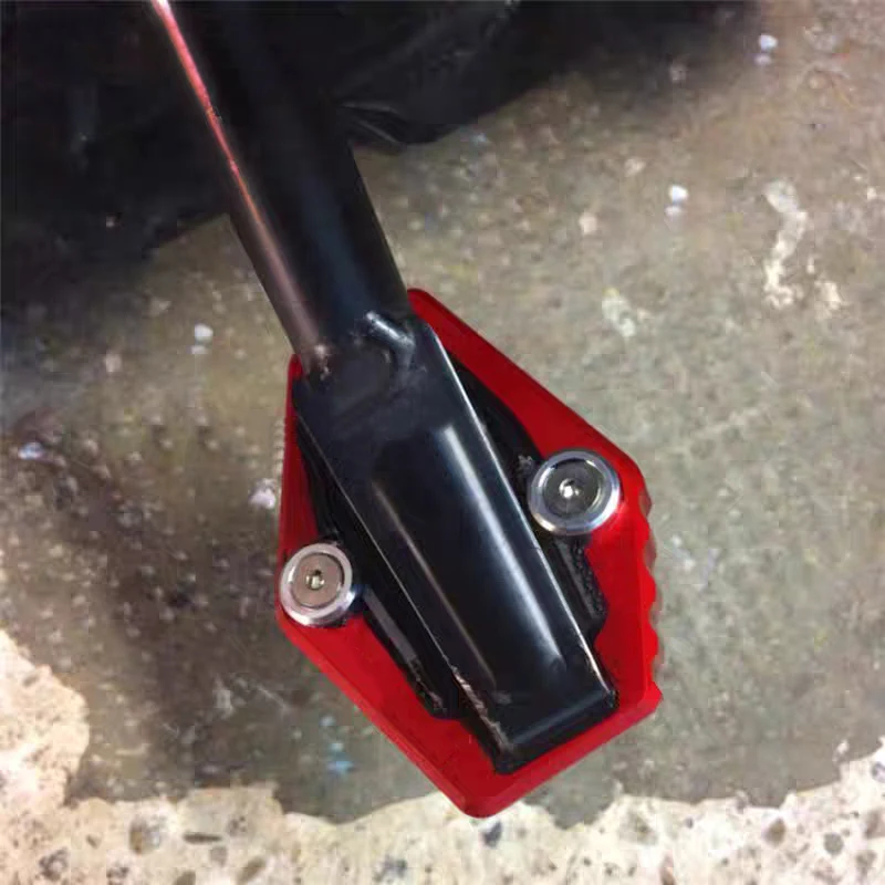 CNC Kickstand Foot Side Stand Extension Pad Support Plate For DUCATI Multistrada 1200 S Monster 795 796 821 1200 1200S  (18)