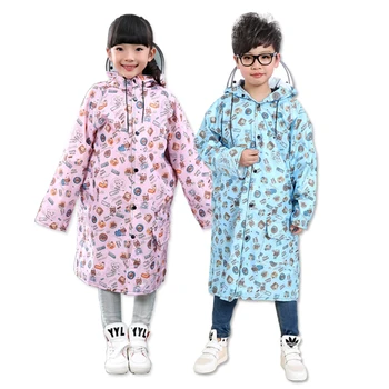 

Children Waterproof Raincoat Jacket Set Portable Hooded Raincoat Lightweight Stylish Outdoor Regenpak Dames Rainwear GG50YY