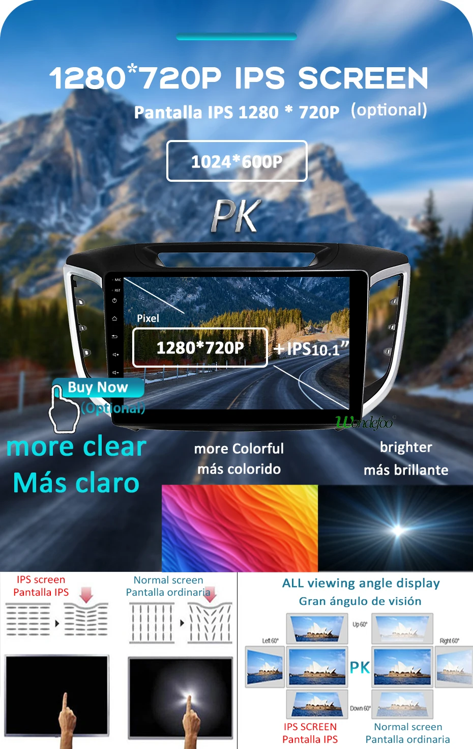 10," 1280*720 P ips Android 9,0 4G 64G Carplay Автомобильный gps радио для hyundai Creta IX25- навигационный экран без DVD головное устройство