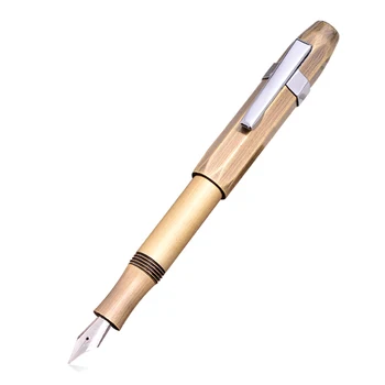

Vintage Pen Metal Students Gift Portable Retro for Office Business School Writing JR Deals