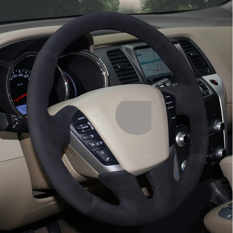 Черная замшевая ткань сделай сам для Nissan Teana 2008 2012 Quest 2011 2017 Murano (Z51) 2009 2014|Чехлы на
