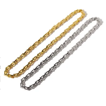 

Man Woman Necklace Popular Jewelry Luxury gold 2020 Fashion New Stainless Steel Wholesale Japanese Sweater Chain Punk Couple