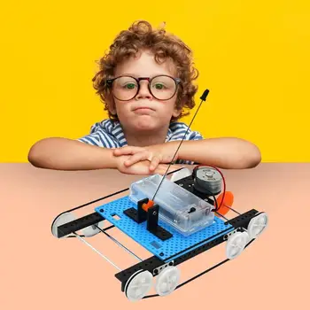 

Electric Tank Materials DIY Projects Science Educational Vehicle Experiment Teaching Equipment Assemble Model Kit