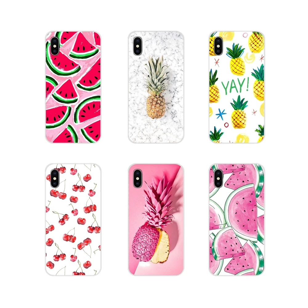

Silicone Phone Bag Case Cherry Watermelon Pineapple For Oneplus 3T 5T 6T Nokia 2 3 5 6 8 9 230 3310 2.1 3.1 5.1 7 Plus 2017 2018