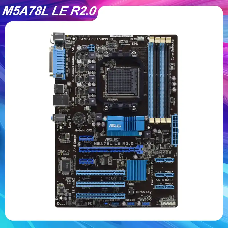 For M5a78l Le R2 0 Socket Am3 Amd 780l Desktop Used Motherboard Ddr3 Usb 2 0 Amd Sata Ii 32gb Pc Motherboard 100 Tested Motherboards Aliexpress