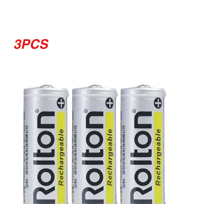 Оригинальная Аккумуляторная Батарея Rolton W405 18650 1500mAh 10-15 часов - Цвет: 3PCS