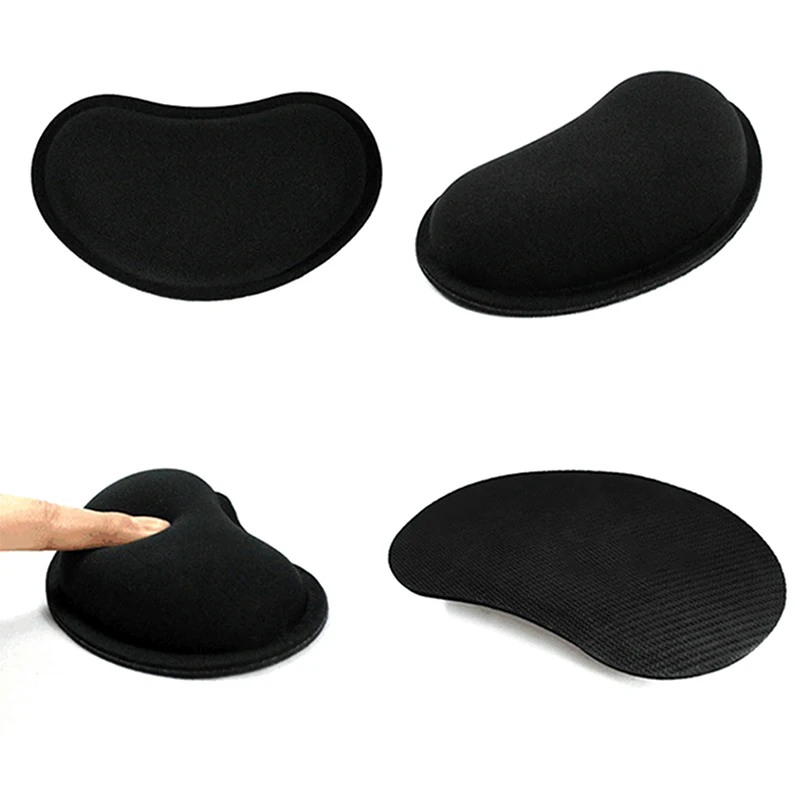 Memória Espuma Mouse Travesseiro Descanso de Pulso Tapete de Massagem sem Fio Teclado Preto 135*80*25 mm - Imagem 2