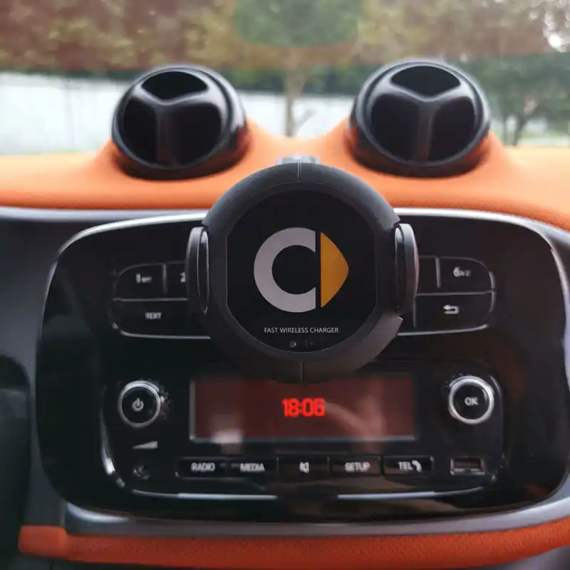 Car Styling Wireless Charger Navigation Mobile Phone Bracket Holder For Smart 451 453 Fortwo Forfour Accessories Gps Stand Aliexpress