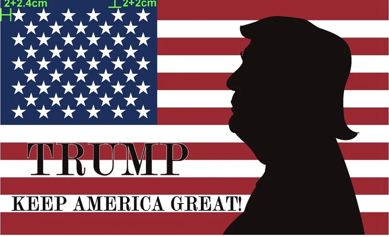 90*150 см держать AMERICA GREAT героем встанет Дональд флаг "Трамп" - Цвет: B
