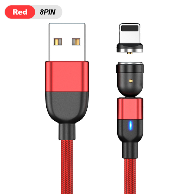 Micro USB Cable For iPhone 13 12 11 XS X 8 Samsung Xiaomi Android Mobile Phone Type-c Charging Magnet Charger Wire Cord