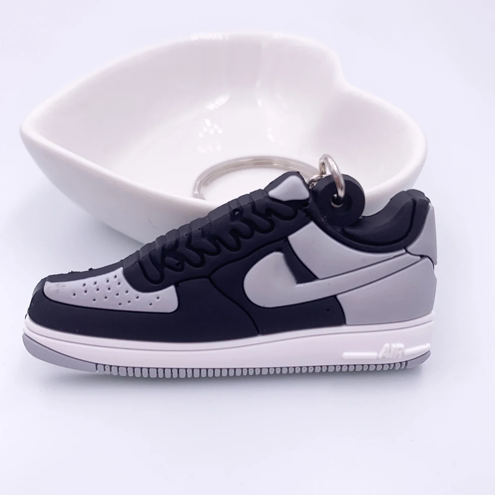 Mini Jordan Air Force 1 брелок для обуви для мужчин и женщин классический цвет AJ Ретро поколение баскетбольные кроссовки брелок - Цвет: K0080-8