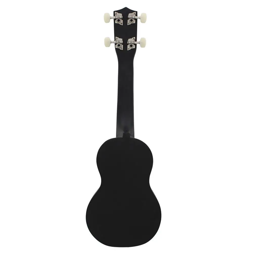 21inch Ukulele Soprano Basswood Acoustic Ukelele 4 Strings Musical Instrument with Bag Strap String Capo